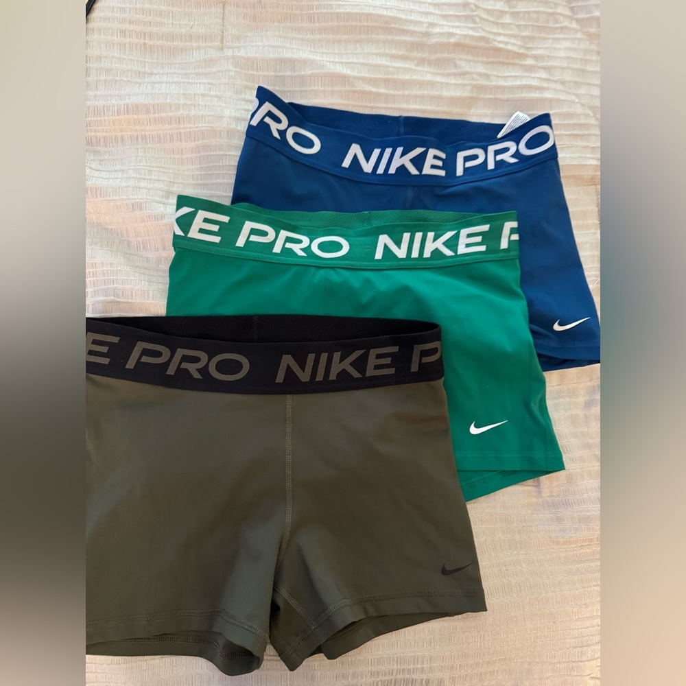 3 Bundle Nike Pro Compression Shorts